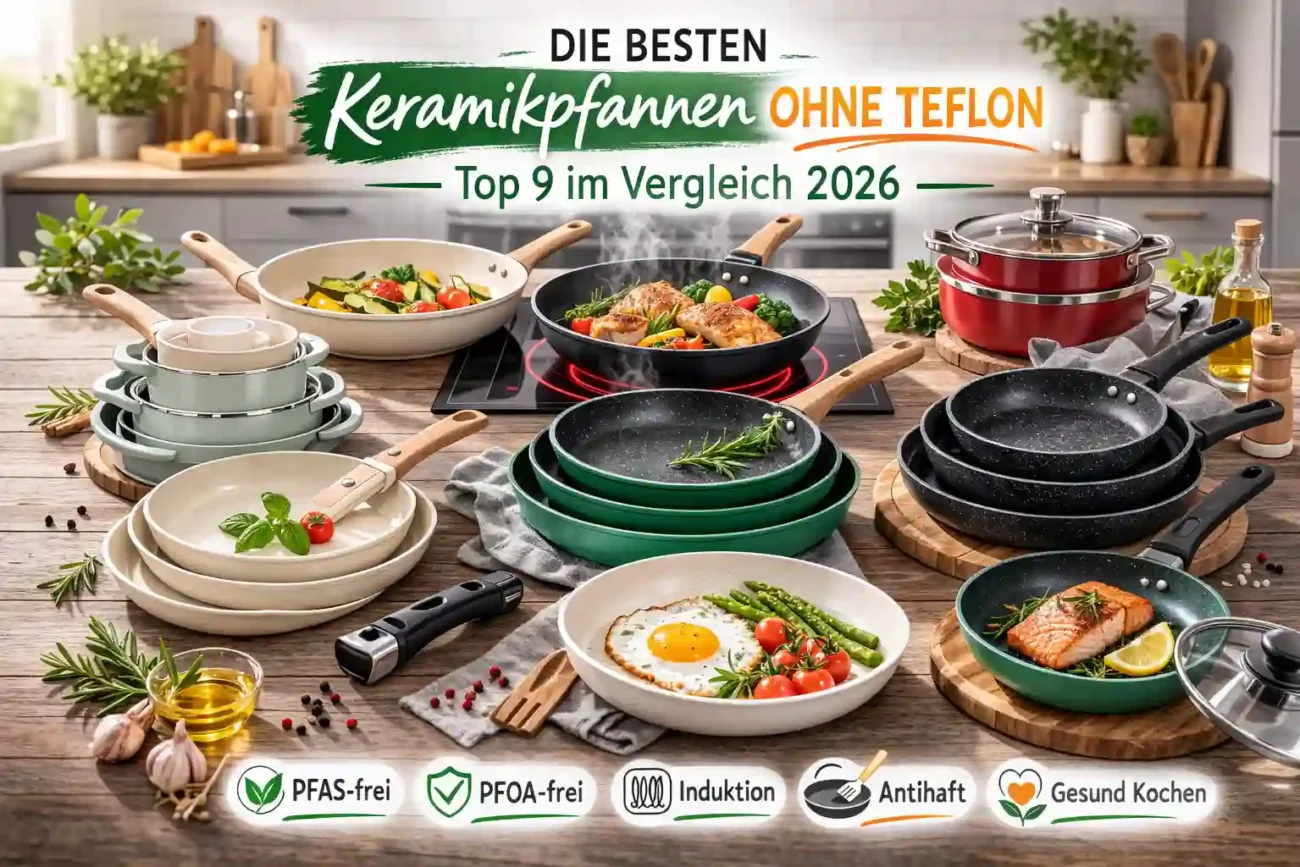 Beste Keramikpfannen ohne Teflon 2026 – Unsere Top 9 pic